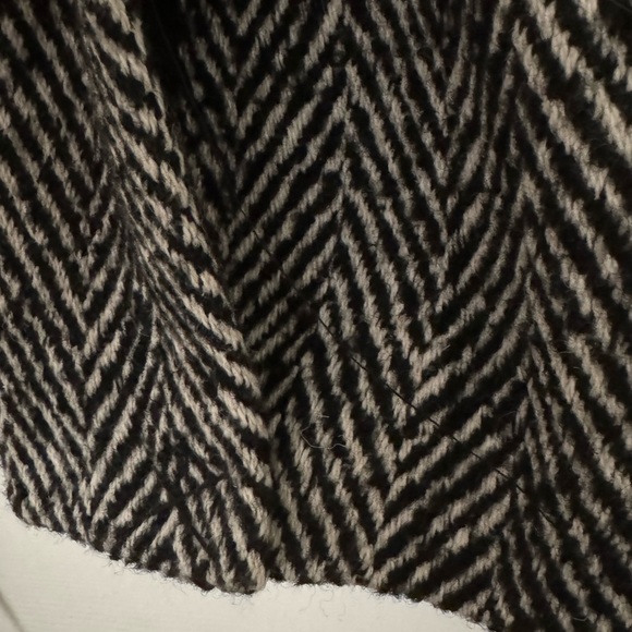Calvin Klein Wool Herringbone Jacket Black/White in Size PXXS - Picture 7 of 8